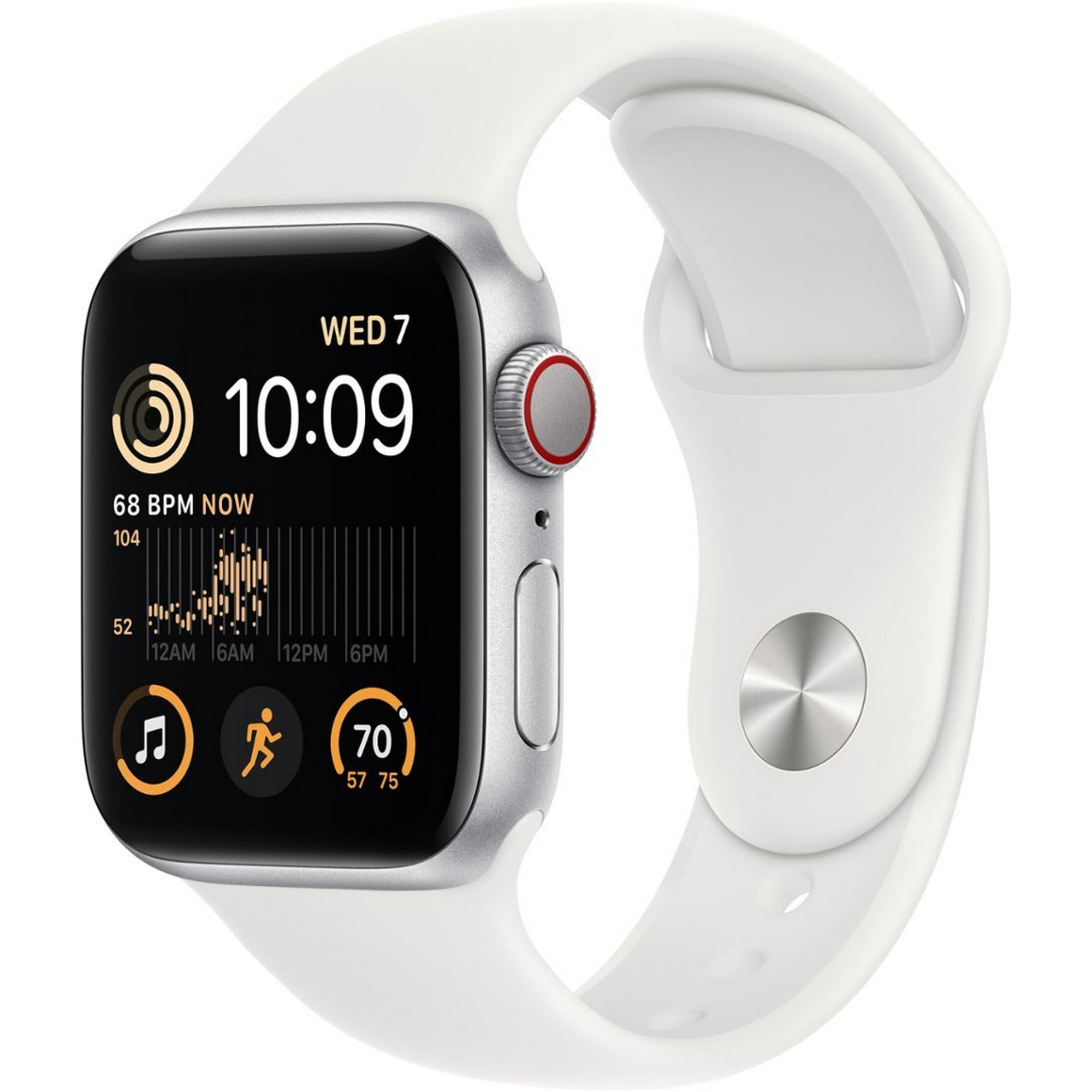 Restored  Apple Watch Series SE 2nd Generation 44mm (GPS + Cellular) Aluminum Case (Refurbished)