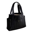 thumbnail image 4 of Bolso de Mano Salvador para Mujer Lona Grande con Múltiples Bolsillos Negro, 4 of 10