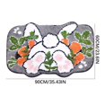 thumbnail image 3 of Easter Bunny Faux Rug Bathroom Absorbent Foot Mat Cute Easter Festive Decor Fuzzy Bath Mat for Small or Large Bathrooms Easy to Clean, 3 of 5