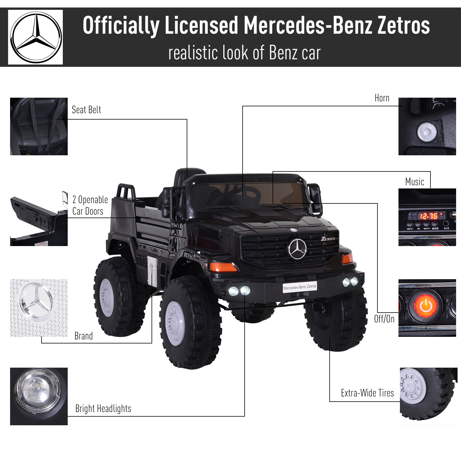 mercedes zetros ride on