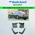 thumbnail image 1 of Exquisite 4pcs Front Rear Car for Fender Flares Mudguards Mudflaps Mud Flaps Splash Guards For Honda/Accord 4 Door 2013-2017 2014 15 2016, 1 of 5
