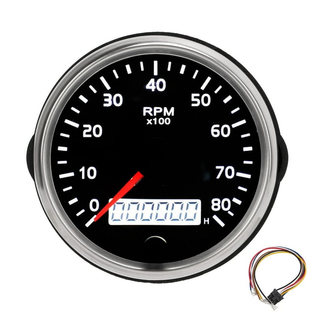 Tacómetro de puntero Jadeshay 85 mm 0 A 8000 rpm