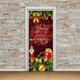 thumbnail image 4 of 77cm 77 cm/90 cm decoración navideña pegatinas de pared 3d muñeco de nieve Santa Claus patrón de árbol de Navidad pegatinas de puerta impermeables, 4 of 5