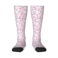 thumbnail image 2 of Picia Women Crew Soft Moisture-wicking Socks Cute Rabbit Flower Pattern Design Cotton Socks, One Size fit All, 2 of 9