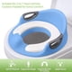 thumbnail image 4 of Asiento De Entrenamiento Para Niños Y Niñas Asiento De Inodoro Para Niños Pequeños, Allomn Asiento De Bebé Para Niños Con Manijas Suaves Y Respaldo Para Inodoros Ovalados Redondos (Azul) Speravity BA000608-00, 4 of 5