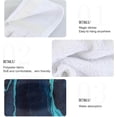 thumbnail image 5 of SKYSONIC 2 Pack Blue Marble Hand Towels, Soft and Absorbent Kitchen Towels with Hanging Loop Microfiber Tie Towel for Bathroom, Laundry Room, Farmhouse, 14" x18.2", 5 of 7