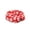 Red, variant on Foldable Round Donut Tunnel Cat Bed Cozy Cave Play Tube for Indoor Kitten Rest and Entertainment, It can also be used as a Christmas tree skirt—a Christmas gift for your cat.(Green)