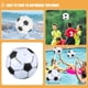 thumbnail image 3 of KAKOWELY 2 balones inflables de fútbol de 16 pulgadas para playa, piscina, fiesta, juegos deportivos (el color puede variar)., 3 of 4