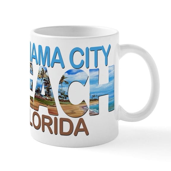 CafePress - Summer Panama City Florida Mugs - 11 oz Ceramic Mug - Novelty Coffee Tea Cup