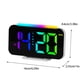 thumbnail image 3 of Reloj de Pared Digital Xihbxyly RGB Temp Fecha Semana 12/24 H 2 Alarmas, 3 of 7