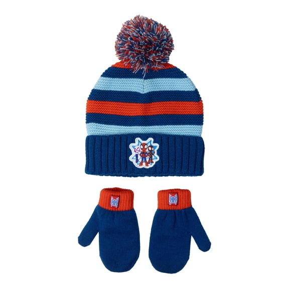 Character Toddler Beanie and Mittens, 2-Piece Set