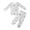 White-b, variant on WENXIAOO Christmas Pajamas Colorable Pjs for Kids Long Sleeve Crew Neck Top with Pajamas Pants for Boys and Girls Kids Holiday Pajamas Perfect for Pajama Party