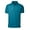 Turquoise, variant on ID Mens Pique Short Sleeve Polo Shirt
