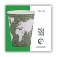 thumbnail image 4 of Eco-Products World Art Disposable Insulated Hot Coffee Cup, Eco-Friendly Compostable PLA Lined Take Out Paper Cup, 12 fl oz, Case of 600, 4 of 12