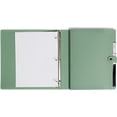 thumbnail image 4 of U Brands Poly Performance Binder Set, Office Supplies, Olive Green, Featuring Expanding File Pockets, 1” Rings, 2 Pack, 4 of 5