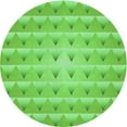 thumbnail image 1 of Ahgly Company Machine Washable Indoor Round Transitional Emerald Green Area Rugs, 7' Round, 1 of 7
