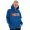 thumbnail image 3 of Chill CO State Flag Travel Souvenir Unisex Plus Fleece Graphic Hoodie Brisco Brands 2X, 3 of 5
