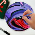 thumbnail image 4 of CTIRCHIU Painting Canvas Panel White Round for Oil Painting 1Set, 4 of 8