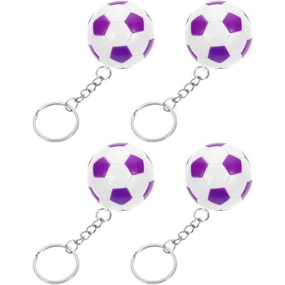 WHAMVOX 4 Pcs Soccer Party Favors Football Mini Decoration Birthday