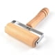 thumbnail image 1 of Rodillo de acero inoxidable de doble cabeza, palo de madera para harina, rodillo de cocina, herramientas para hornear, 1 of 5