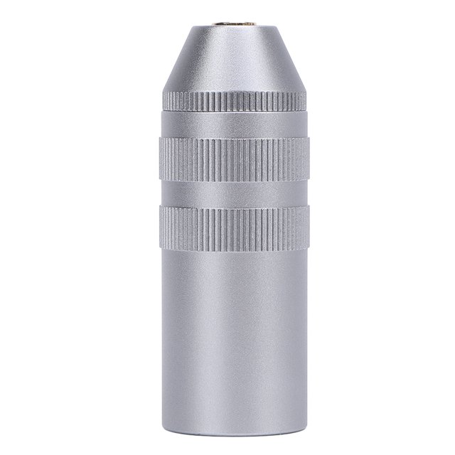 Equilibrio de adaptador xlr a 3.5 mm, 2 piezas de estructura metálica del adaptador de enchufe equilibrada para altavoz