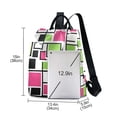 thumbnail image 3 of FORMRS Women's Travel Backpack Purse Anti-Theft Hidden Pockets Casual Shoulder Bag, Abstract Geometric, 3 of 7