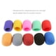 thumbnail image 2 of NUOLUX 10 colores Micrófono de escenario de mano Espuma suave Micrófono parabrisas Fundas de parabrisas de micrófono, 2 of 6