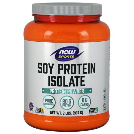 NOW Sports Nutrition, Soy Protein Isolate Powder, Unflavored, (Best Post Workout Protein Powder For Women)
