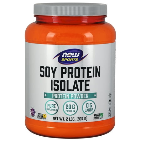 - NOW Sports Nutrition, Soy Protein Isolate Powder, Unflavored, 2-Pound