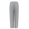 thumbnail image 5 of Cotton Linen Pants Women 2026 Summer Elastic Waist Straight Leg Loose Casual Lounge Pants with Pockets, 5 of 7