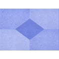 thumbnail image 1 of Ahgly Company Indoor Rectangle Patterned Sky Blue Dress Blue Area Rugs, 7' x 9', 1 of 6