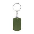 thumbnail image 4 of Paquete 250 piezas Llavero metálico tipo placa militar satinada-ZENTRIX verde 3 x 5, 4 of 4