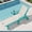 Aruba, variant on SERWALL Textilene Patio Chaise Lounge Chair Set of 2, 5-Position Adjustable Outdoor Loungers with Rolling Wheels for Pool, Deck, Black