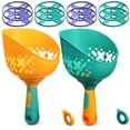 thumbnail image 1 of Disc Shaped Flying Toy Yellow Green Multi 1 Set 9.4x6.1x4.7in, 1 of 5