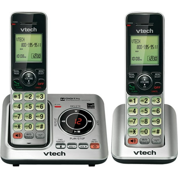VTech CS66292 2 Handset Cordless Landline Phone with Power Consuming