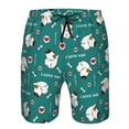 thumbnail image 4 of Kdxio Love Dog Pattern Mens Casual Shorts - Drawstring Summer Beach Sports Shorts for Men, 4 of 9