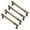 128mm hole distance, variant on 4pcs French styles Antique Cabinet Handle Retro Equipment Furniture Renovations Equipment Upgrades for Dresser & Vanity