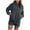 Dark Gray, variant on Women Fleece Pyjamas Set, Fluffy Soft Hooded Twosie Pyjama Sets Women Shorts Pjs Sherpa Fleece Loungewear Winter Warm Cosy Nightwear Lounge Wear Comfort Loose Fit 2 Piece Set with Pockets Ladies