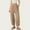 Khaki, variant on SNKSDGM Women's Plus Wide Leg Sweatpants Women Plus Size Womens Linen Pants Petite Short Length Womens 2025 Sweatpants Lined Baggy Athletic Jogger with Pockets Casual Trendy Pants