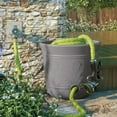 thumbnail image 2 of Suncast 300 Foot Heavy Duty 5 Gallon Decorative Garden Hose Pot, Gray Speckle, 2 of 2