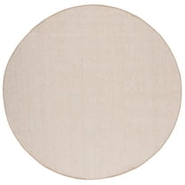 SAFAVIEH Sisal Performance Tendrils Solid Indoor/Outdoor Area Rug, Beige, 6'7" x 6'7" Round