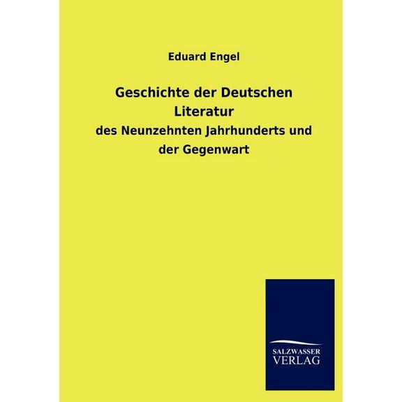 Geschichte der Deutschen Literatur (Paperback)