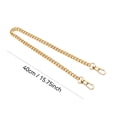 thumbnail image 2 of Golden Crossbody Bag Chain Strap for Women Adjustable Metal Purse Accessory to Showcase Personal Style with Any Handbag, 2 of 4