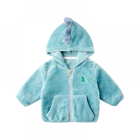 

Baby Little Girls Autumn Winter Fleece Coat Kids Faux Fur Jacket with Hood Thick Outwear Warm Coat
