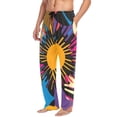 thumbnail image 2 of FORMRS Mens Pajama Pants with Pockets Sleepwear Lounge Bottoms Sizes S-2XL, Futuristic Circles, 2 of 7