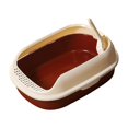 thumbnail image 1 of Dalazy Cat Litter Box Kitten Toilet Pet Litter Tray Bedpan Cat Litter Container Coffee, 1 of 9