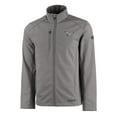 thumbnail image 2 of Men's Cutter & Buck Gray Philadelphia Eagles Evoke Eco Softshell Recycled Full-Zip Jacket, 2 of 3