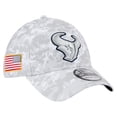 thumbnail image 3 of Men's New Era  White Houston Texans 2025 Salute to Service Digital Camo Fan Pack 39THIRTY Flex Hat, 3 of 5