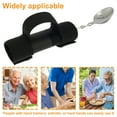 thumbnail image 6 of Wekvgz 2Pcs Adaptive Utensils with Strap Angle Adjustable Weighted Utensils Stainless Steel Adaptive Eating Utensils Ergonomic Built Up Utensils Adaptive Silverware for Hand Tremors Elderly, 6 of 10