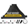 thumbnail image 1 of Sunquest Solar Pool Heater Panels - 2 (2ft x 10ft) collectors w/ Roof/Rack & Diverter Kit -Solar Water Heater for Above Ground & Inground Pools-DIY-Tube on Web Design Panel-Polypropylene UV Resistant, 1 of 10